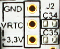 Real Time Clock connector